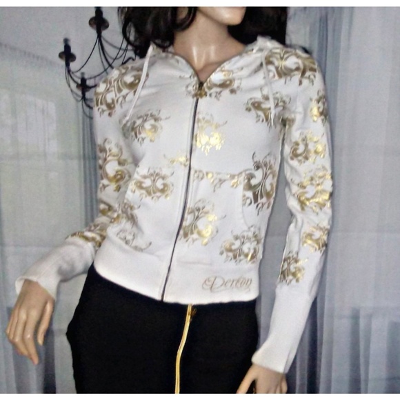 Fleur spice white gold upgrade u hoody jacket M - Picture 2 of 5